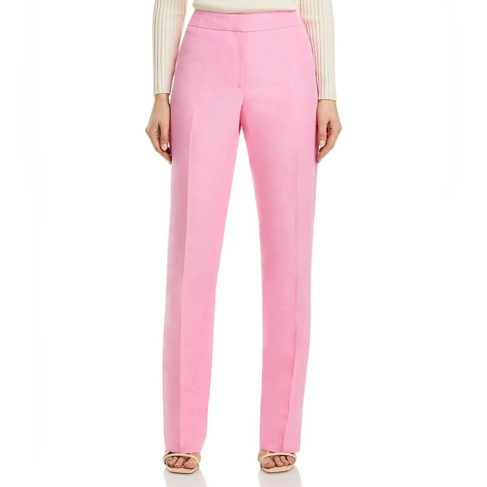 LAFAYETTE 148 BARROW SILK BLEND TROUSERS DRESS PANTS / SIZE 12/ NWT